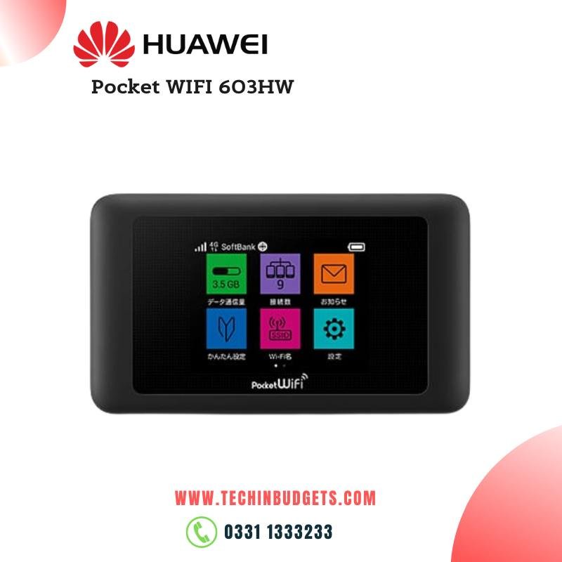 大得価正規品ポケットWiFi HUAWEI603HW ルーター・ネットワーク機器