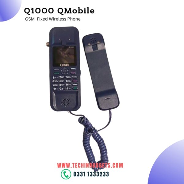 Q Mobile Q1000 Wireless Desktop phone Dual Sim