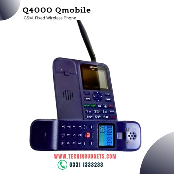 Q Mobile Q4000 Wireless Desktop phone dual sim