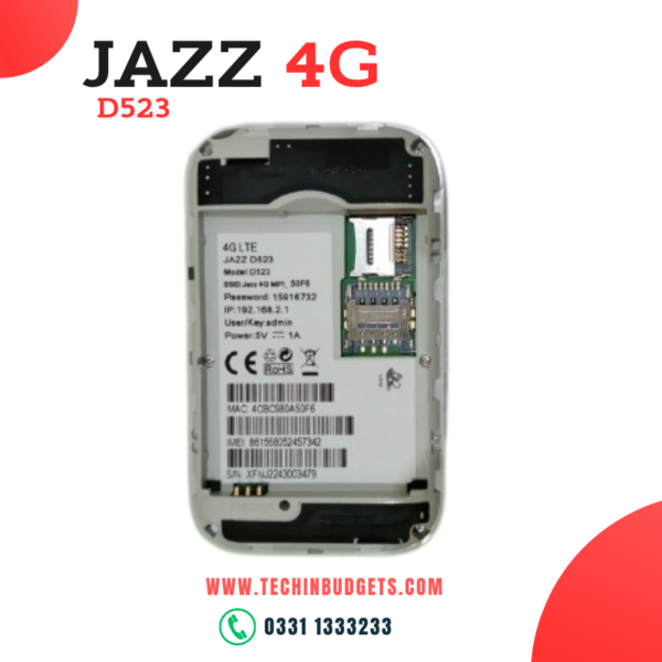 Jazz 4g D523 Unlock Device