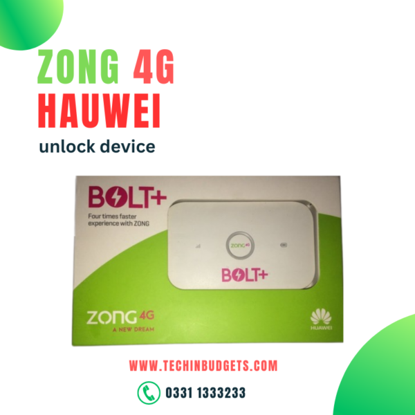 Zong 4g bolt+ Huawei Device Unlock