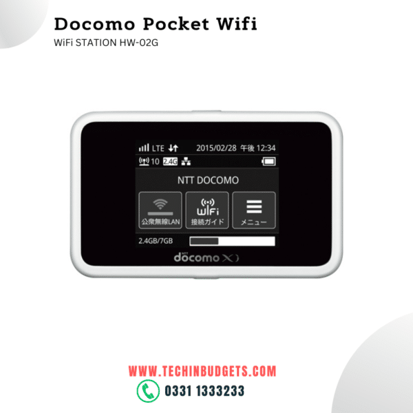 Docomo hw-02g Pocket wifi