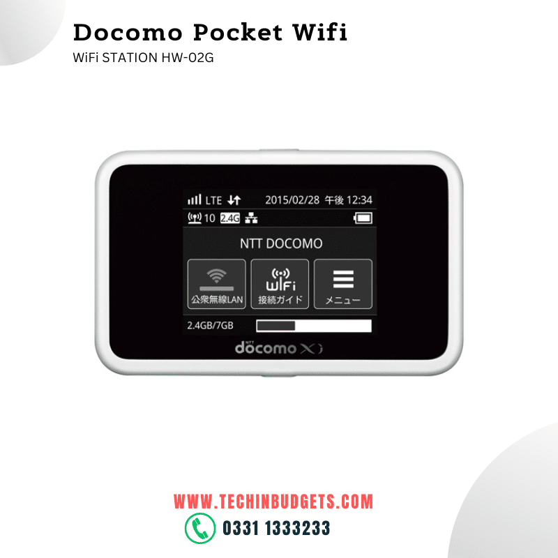 Docomo hw-02g Pocket wifi - Tech in Budgets