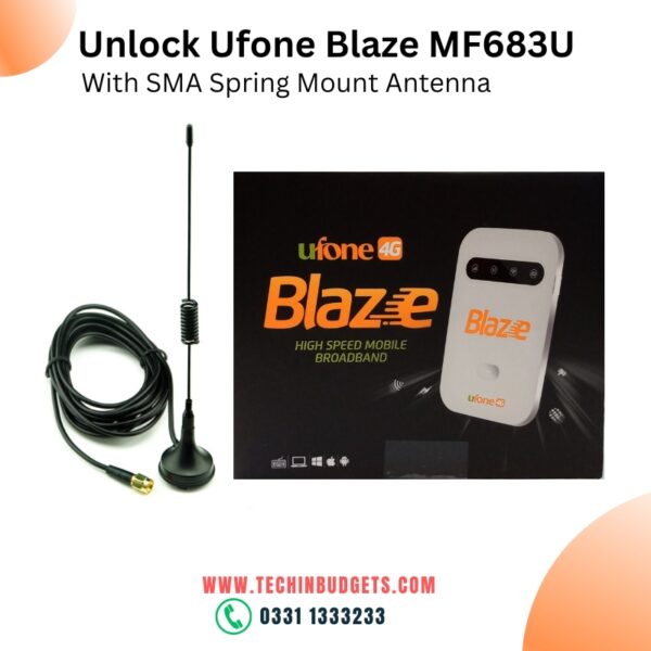 Ufone Blaze MF683U Unlock Device with Outdoor Antenna