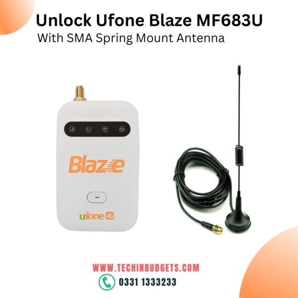 Ufone Blaze MF683U Unlock Device with Outdoor Antenna