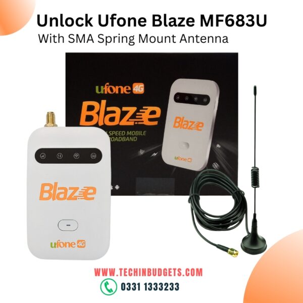 Ufone Blaze MF683U Unlock Device with Outdoor Antenna