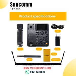 SUNCOMM LTE818 4G LTE Dual SIM WiFi hotspot Desk phone