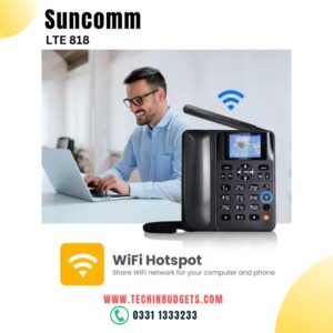 SUNCOMM LTE818 4G LTE Dual SIM WiFi hotspot Desk phone