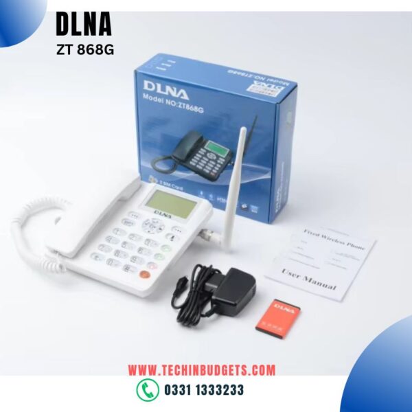 DLNA ZT868G GSM FWP Dual Sim Cordless Phone - Image 3