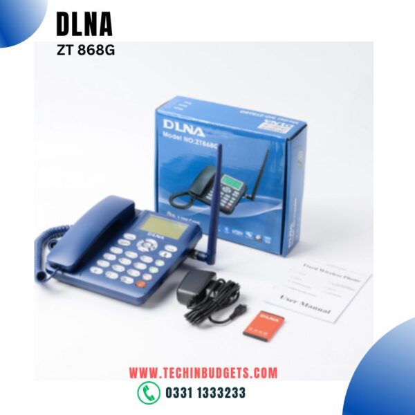 DLNA ZT868G GSM FWP Dual Sim Cordless Phone - Image 4