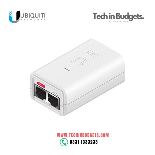 UBIQUITI 24V 0.3A Gigabit PoE Adapter White (Original)