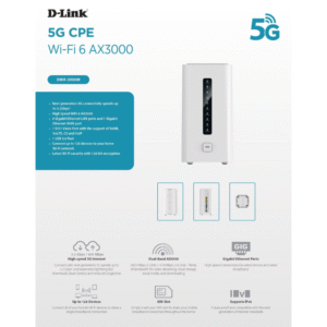 D-Link DWR-3000M 5G/4G CPE WiFI 6 AX3000 Router