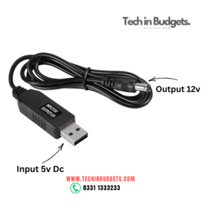 5v to 12v dc usb converter cable