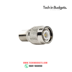 TNC male to F type female connector